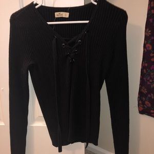 Hollister tie-up Sweater